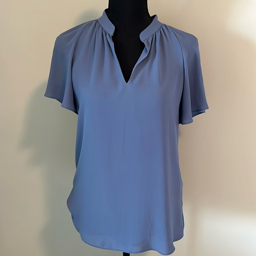 White House Black Market short sleeve blouse. Like new!